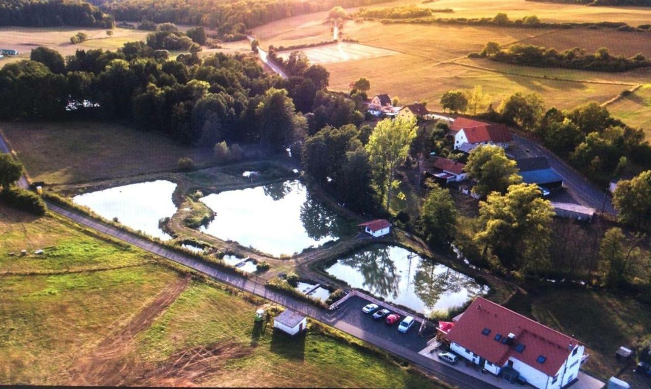 Dorf Alm Ferienwohnung Schwalmtal  エクステリア 写真